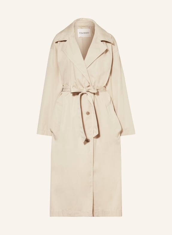 CLOSED Trench coat LIGHT BROWN