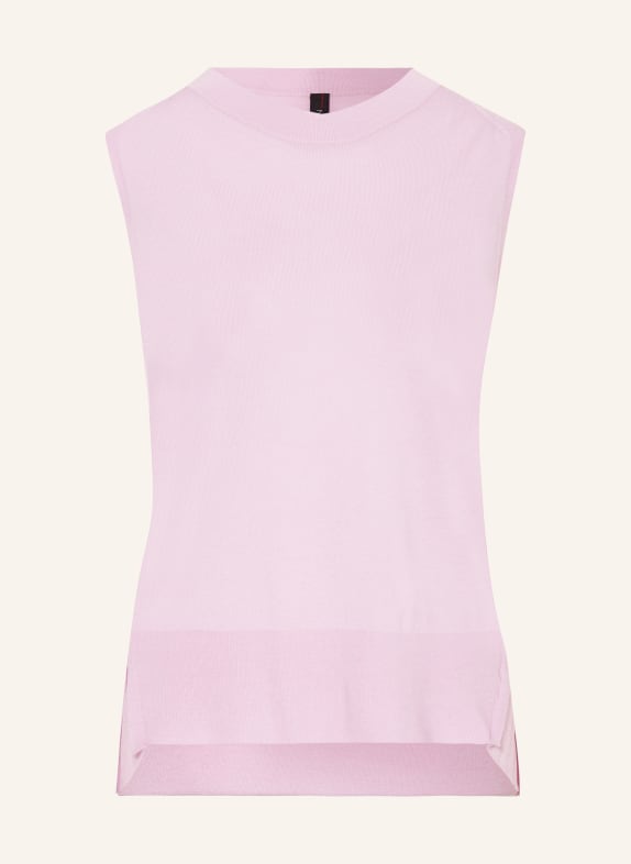 MARC CAIN Knit top with glitter thread 709 pink lavender