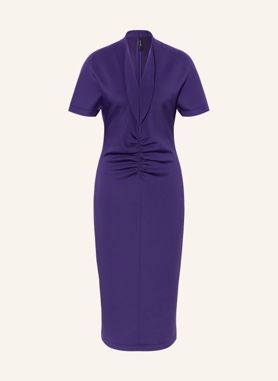 MARC CAIN Jersey dress 755 deep violet