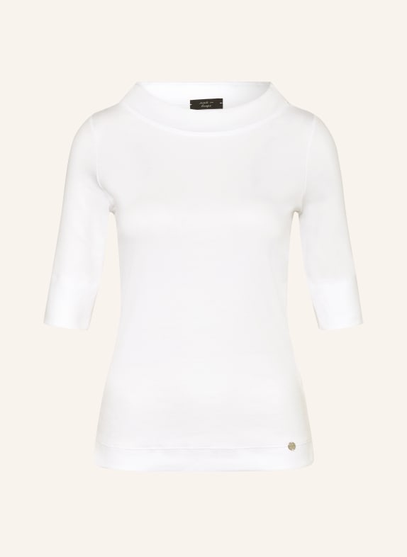 MARC CAIN Shirt mit 3/4-Arm 100 WHITE