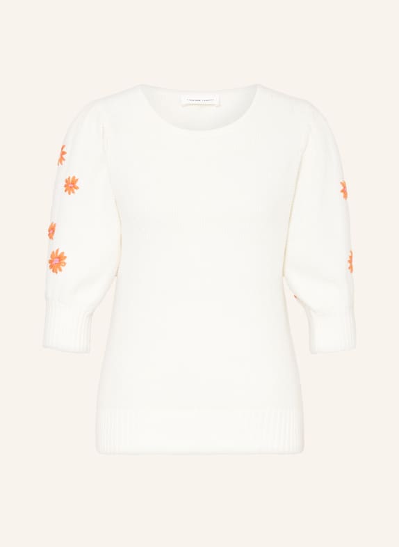 FABIENNE CHAPOT Sweater RICE WHITE/ ORANGE