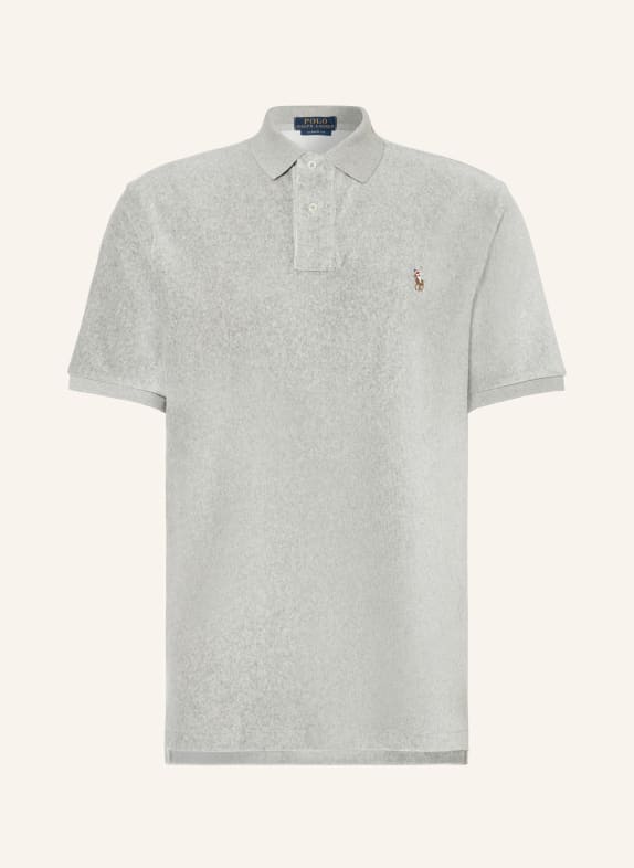 POLO RALPH LAUREN Corduroy polo shirt classic fit GRAY