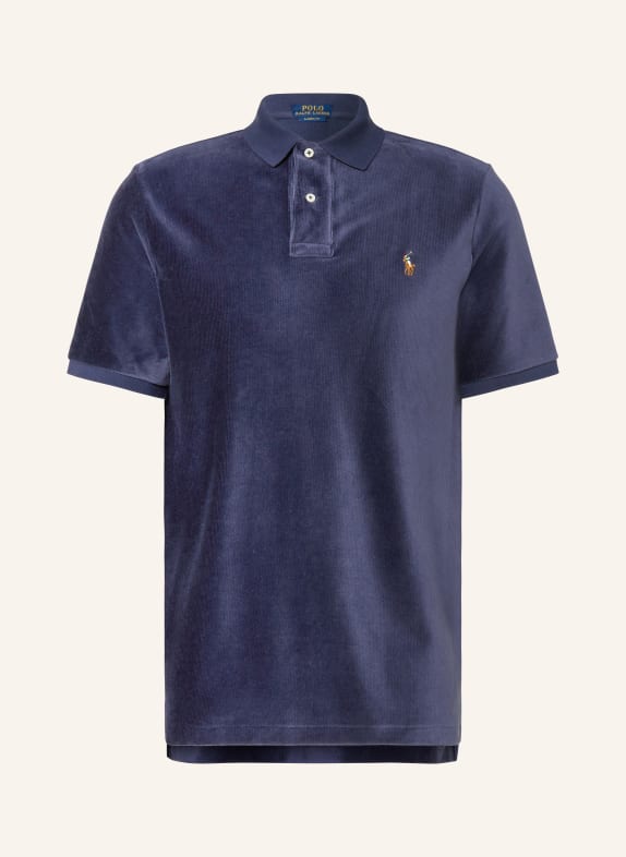 POLO RALPH LAUREN Corduroy polo shirt classic fit DARK BLUE