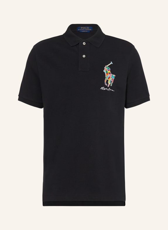 POLO RALPH LAUREN Piqué polo shirt classic fit BLACK