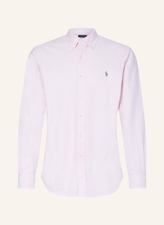 POLO RALPH LAUREN Oxford shirt custom fit ROSE/ WHITE