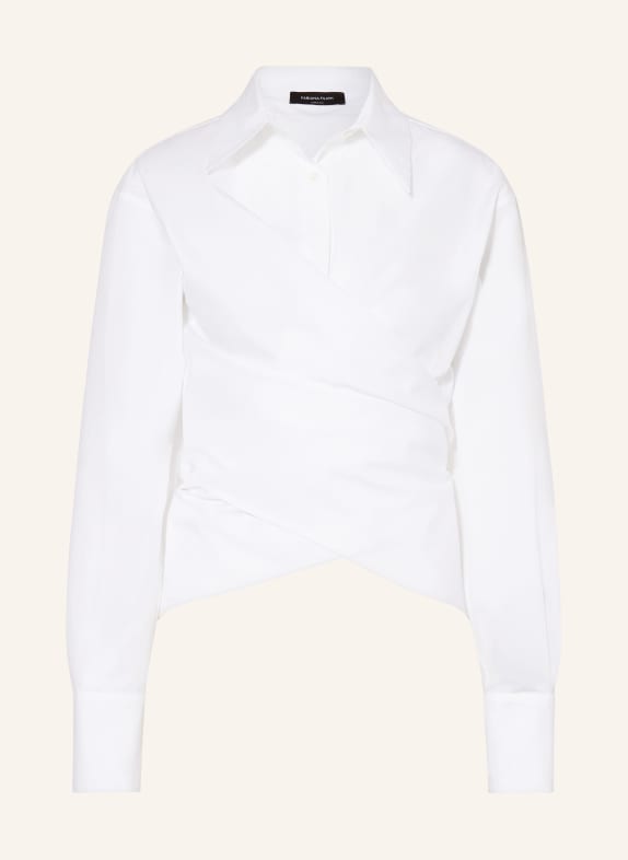 FABIANA FILIPPI Wrap blouse WHITE