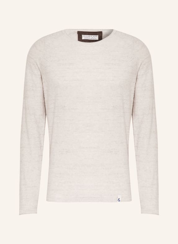 COLOURS & SONS Pullover HELLBRAUN
