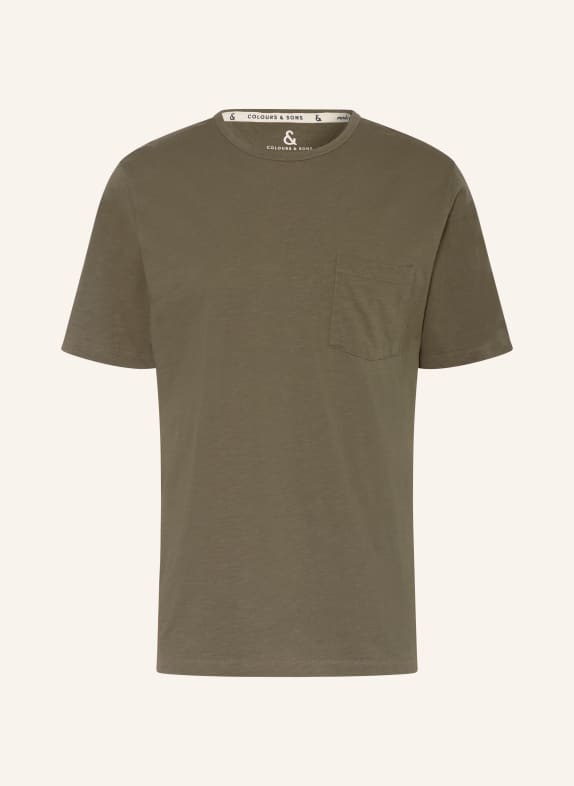 COLOURS & SONS T-shirt OLIVE