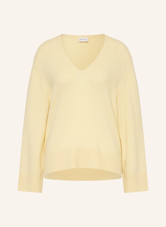 FTC CASHMERE Cashmere-Pullover HELLGELB