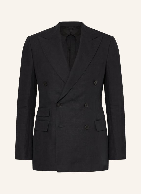 RALPH LAUREN PURPLE LABEL Linen jacket extra slim fit BLACK
