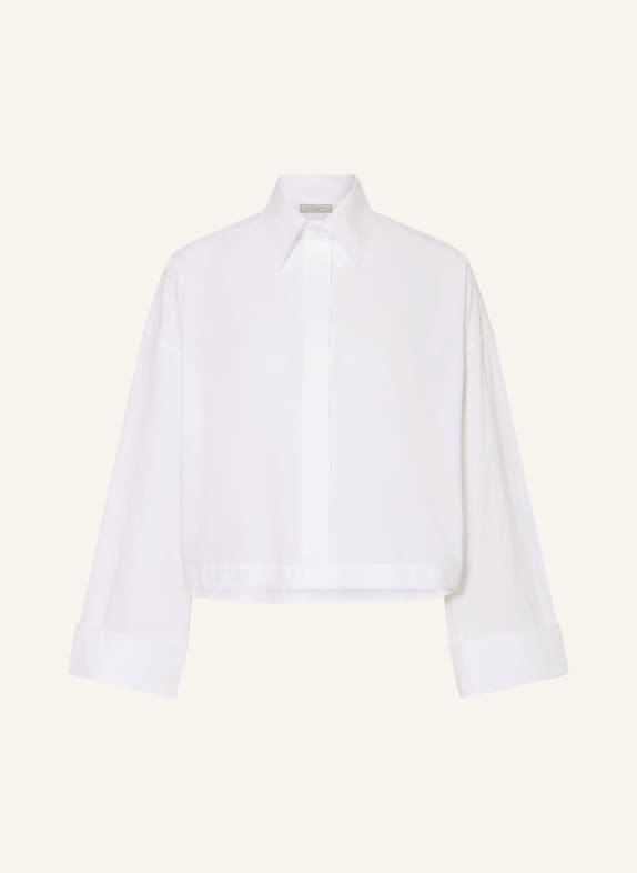 ANTONELLI firenze Cropped shirt blouse BROWN WHITE