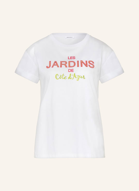 darling harbour T-shirt with sequins WEISS