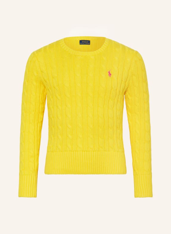 POLO RALPH LAUREN Sweter ŻÓŁTY