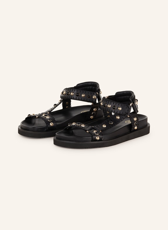 ash Sandals UTOPIA with decorative beads BLACK