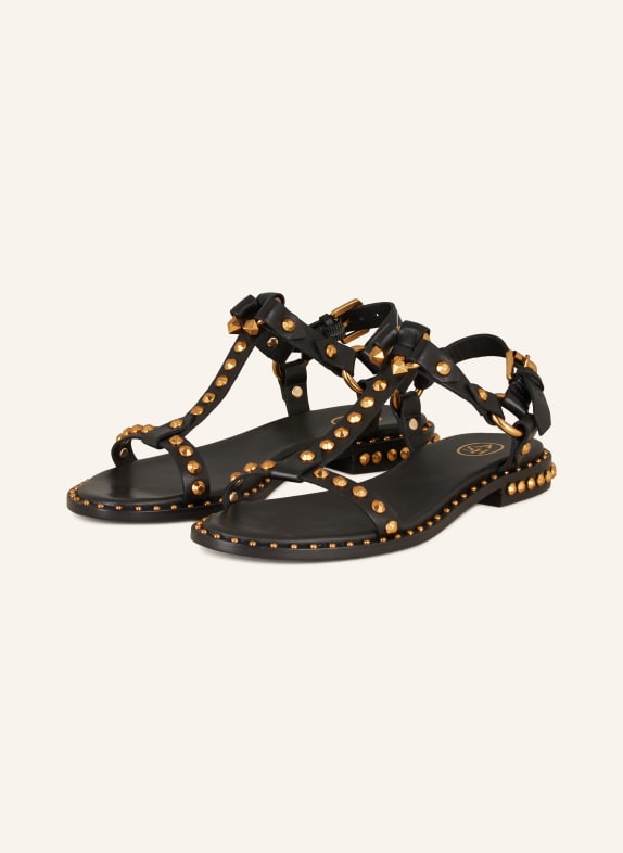ash Sandals PATSY with rivets BLACK