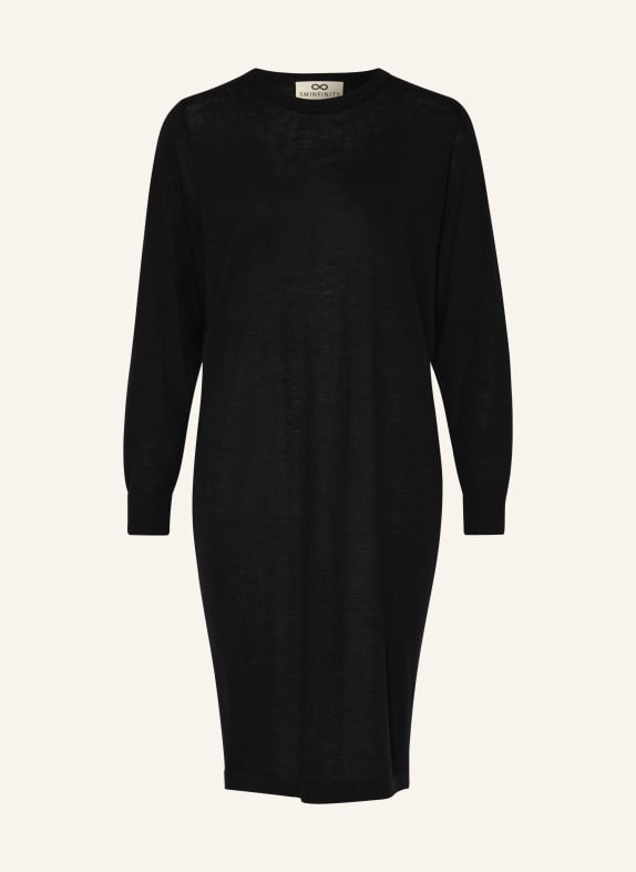 SMINFINITY Cashmere knit dress BLACK
