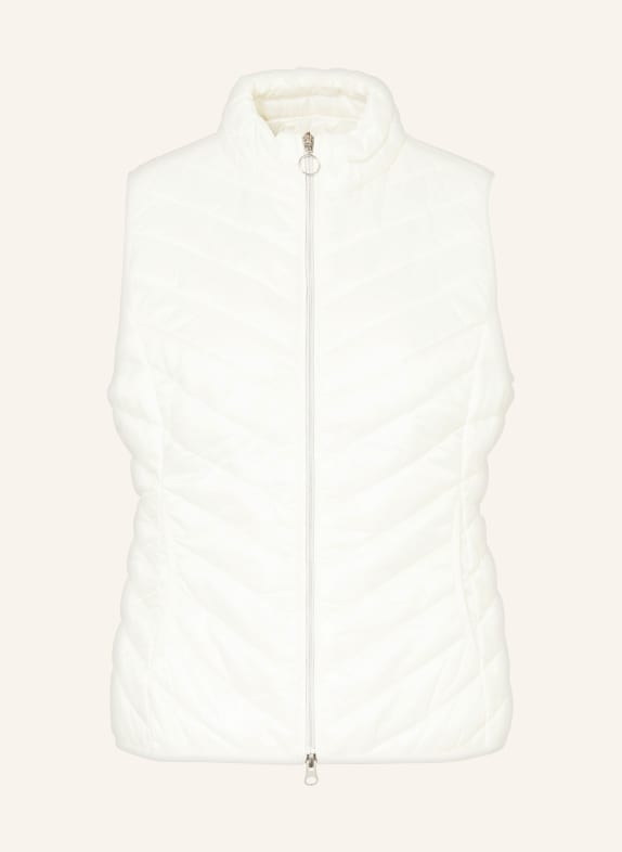 Betty Barclay Quilted vest ECRU