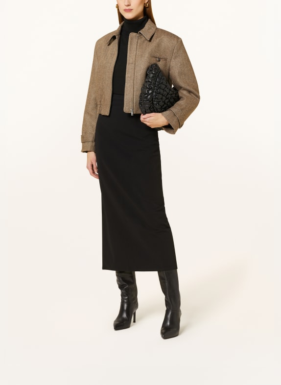 COS Cropped-Blouson CAMEL/ DUNKELBRAUN