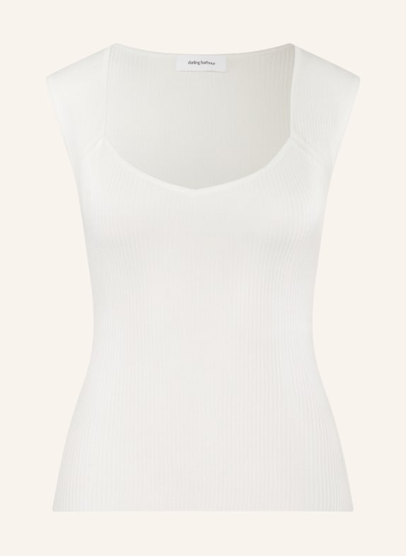 darling harbour Knit top WHITE