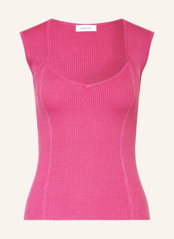darling harbour Knit top FUCHSIA