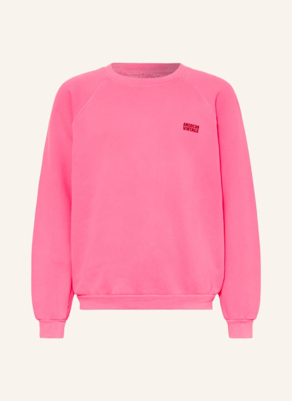 American Vintage Sweatshirt NEONPINK