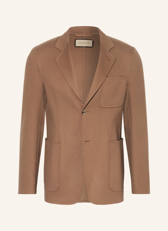 GUCCI Tailored jacket slim fit CAMEL