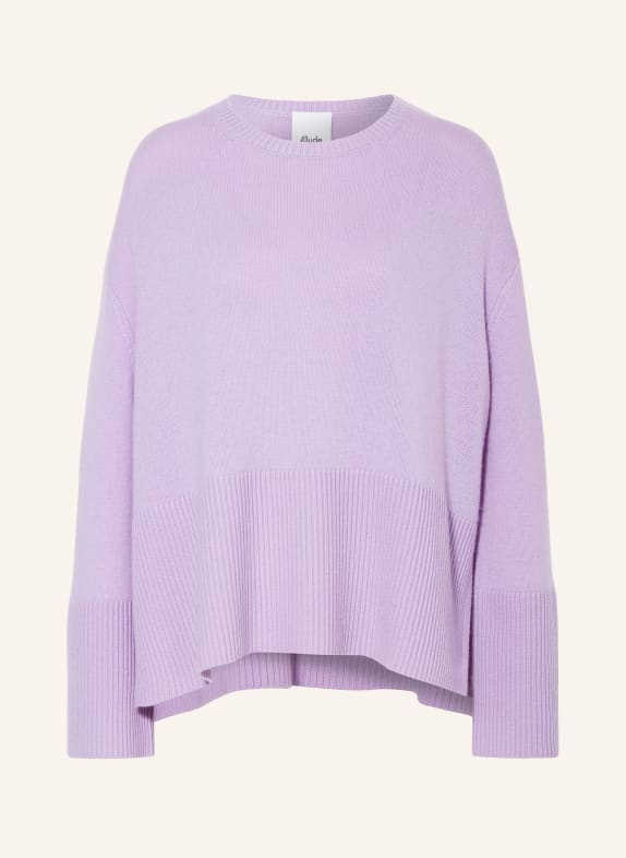 ALLUDE Oversized-Pullover mit Cashmere HELLLILA