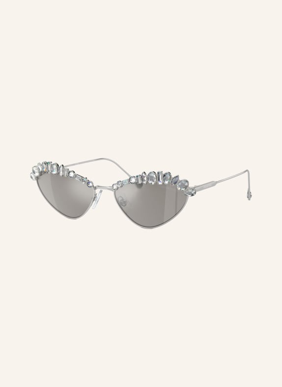 SWAROVSKI Sunglasses SK7009 with decorative gems 40016G - SILVER/ LIGHT GRAY MIRRORED