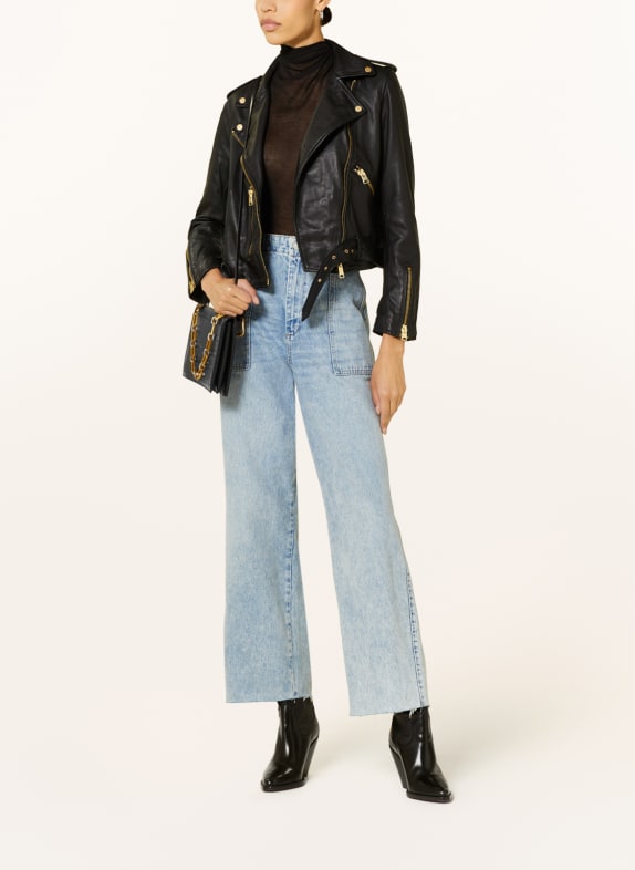 ALLSAINTS Lederjacke BALFERN SCHWARZ