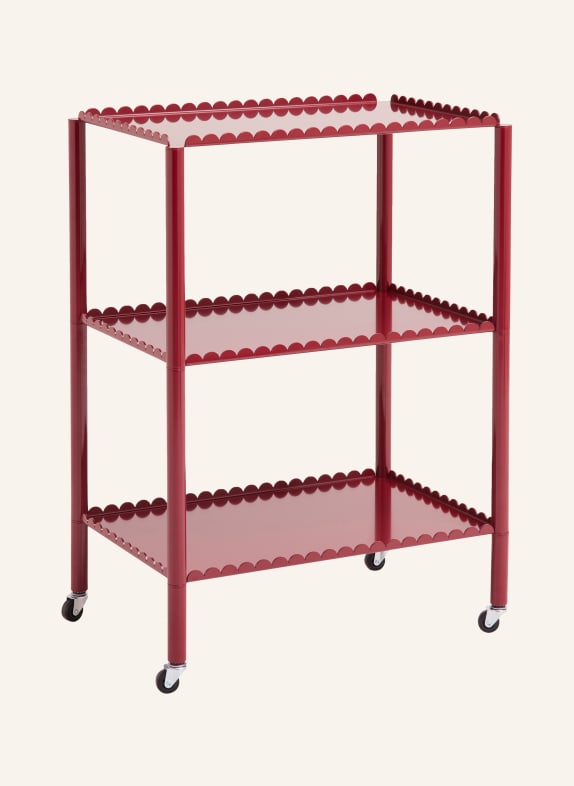 HAY Bar cart ARCS HIGH RED