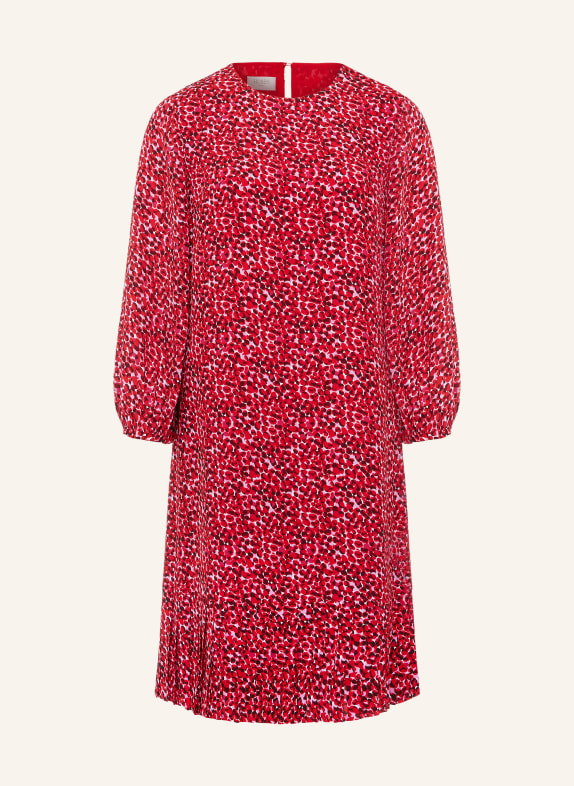 HOBBS Dress LIANA with 3/4 sleeves RED/ DARK RED/ PINK