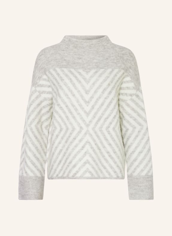 someday Sweater TRACI WHITE/ LIGHT GRAY