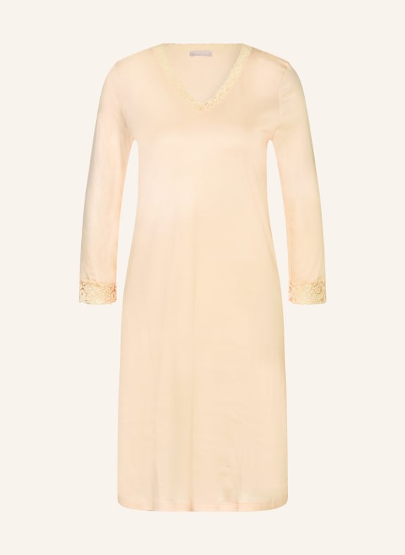 HANRO Nightgown MOMENTS with 3/4 sleeves NUDE