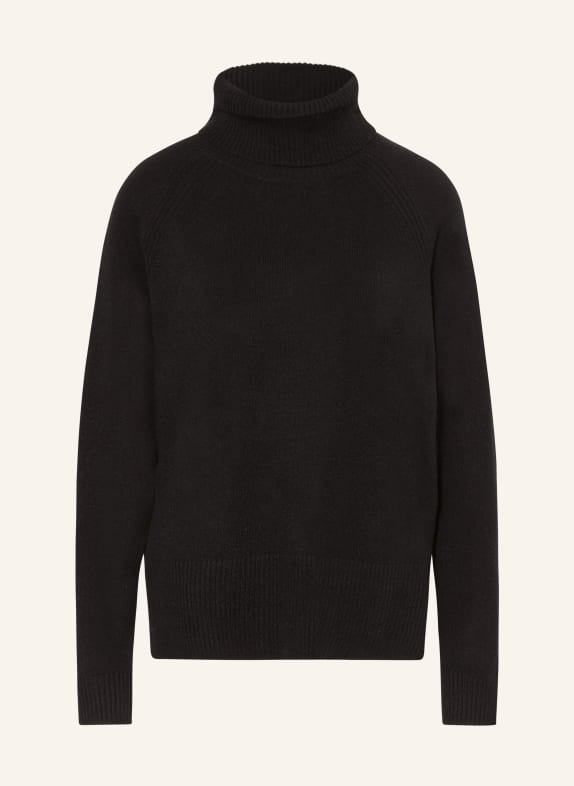 WHISTLES Turtleneck sweater in cashmere BLACK