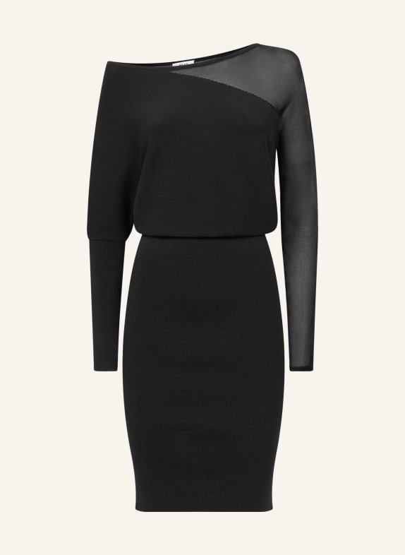 REISS Etuikleid DEANNA mit Mesh SCHWARZ
