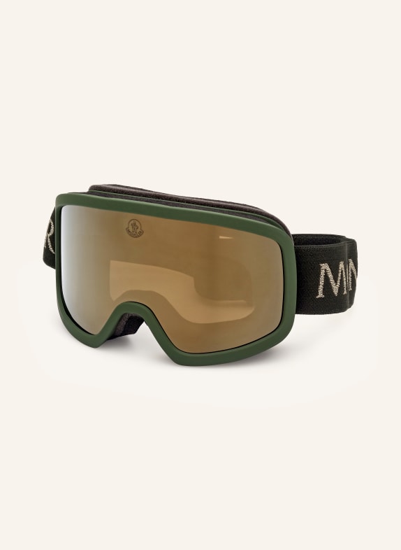 MONCLER Ski goggles TERRABEAM OLIVE/ LIGHT BROWN