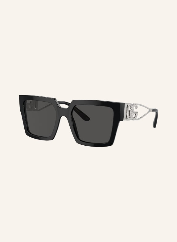 DOLCE & GABBANA Sunglasses DG4446B with decorative gems 501/87 - BLACK/BLACK