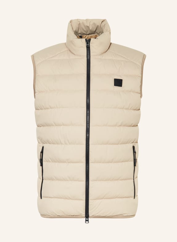 Marc O'Polo Quilted vest LIGHT BROWN