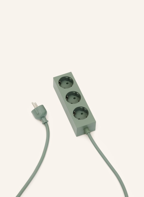 pedestal Steckdosenleiste POWER BAR DUNKELGRAU