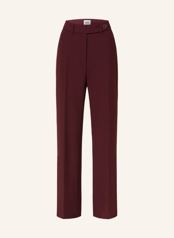 CLAUDIE PIERLOT Marlenehose DUNKELROT