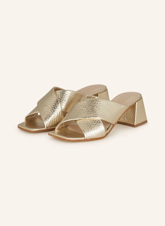 darling harbour Mules GOLD