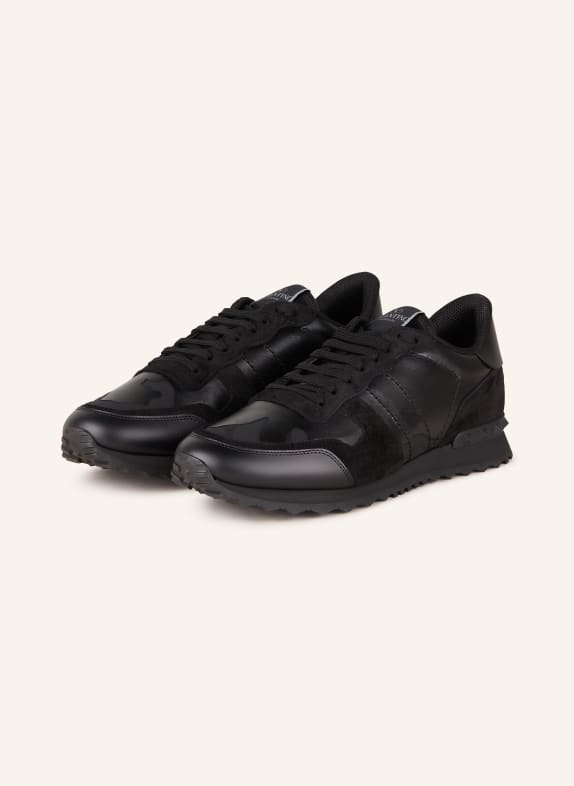 VALENTINO GARAVANI Sneakers ROCKRUNNER with rivets BLACK