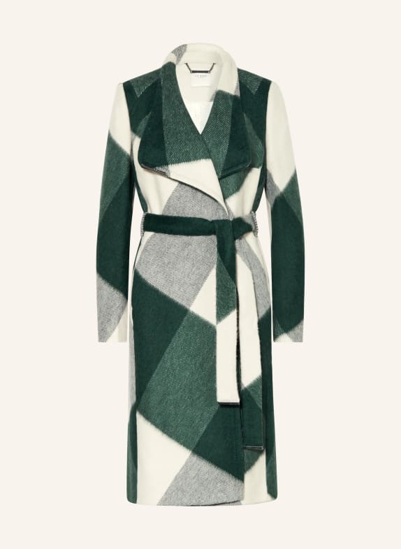 TED BAKER Mantel ROSETEI DUNKELGRÜN/ ECRU/ GRAU