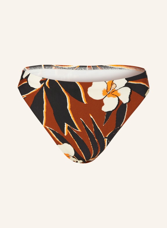 MARYAN MEHLHORN Brazilian bikini bottoms ART NAUTIC BROWN/ BLACK/ CREAM
