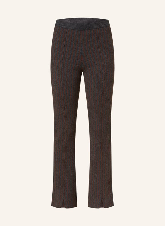 CLAUDIE PIERLOT Strickhose DUNKELGRAU/ BRAUN