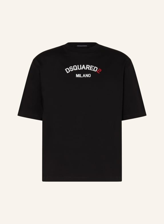 DSQUARED2 T-Shirt MILANO SCHWARZ/ WEISS