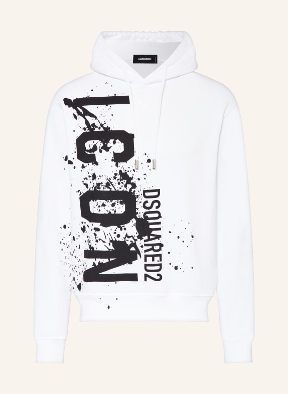 DSQUARED2 Hoodie ICON WHITE