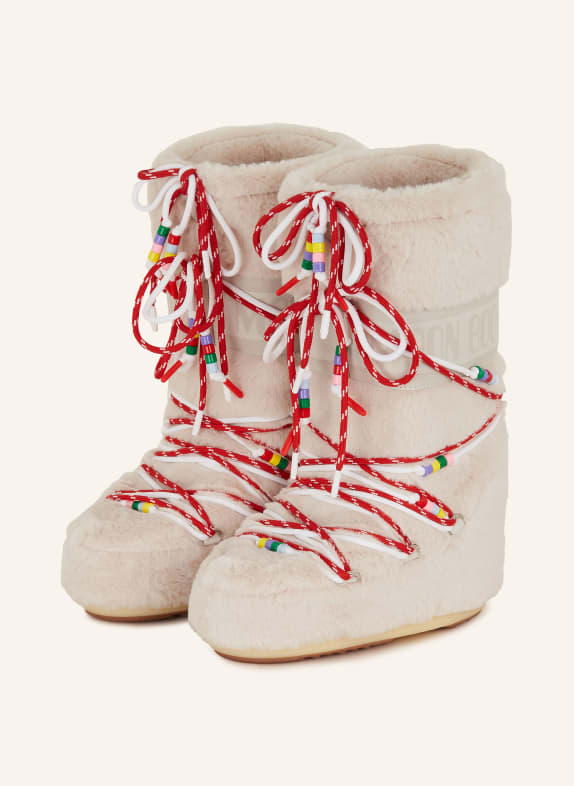 MOON BOOT Moon Boots ICON FAUX FUR CREME