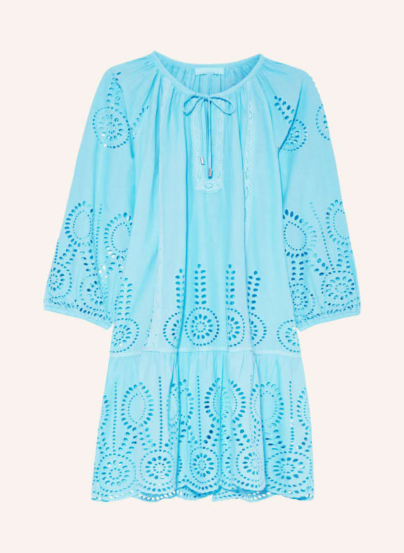 MELISSA ODABASH Beach dress ASHLEY with 3/4 sleeves TURQUOISE