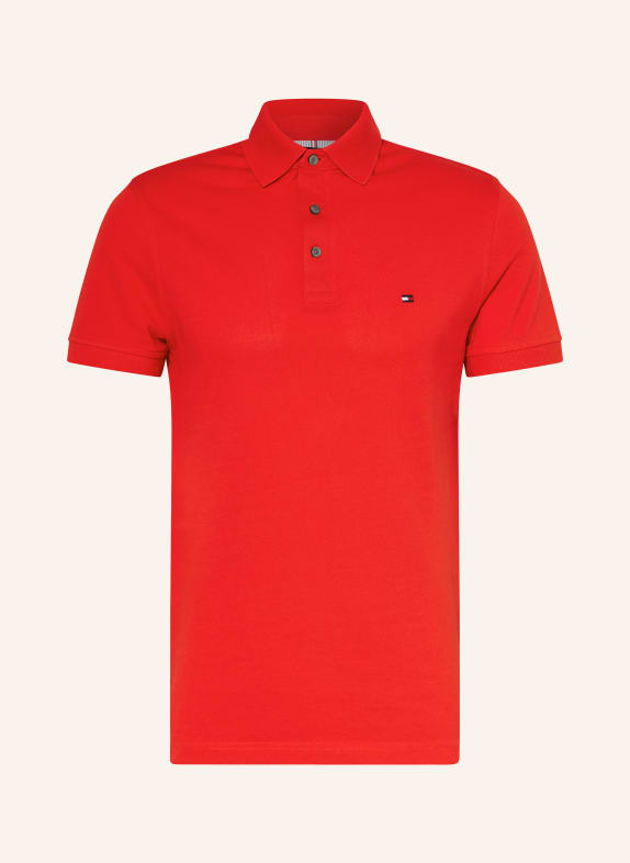 TOMMY HILFIGER Piqué polo shirt slim fit RED